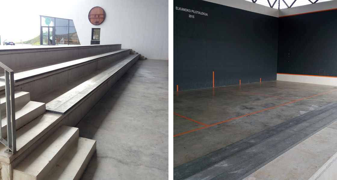gradas de fronton